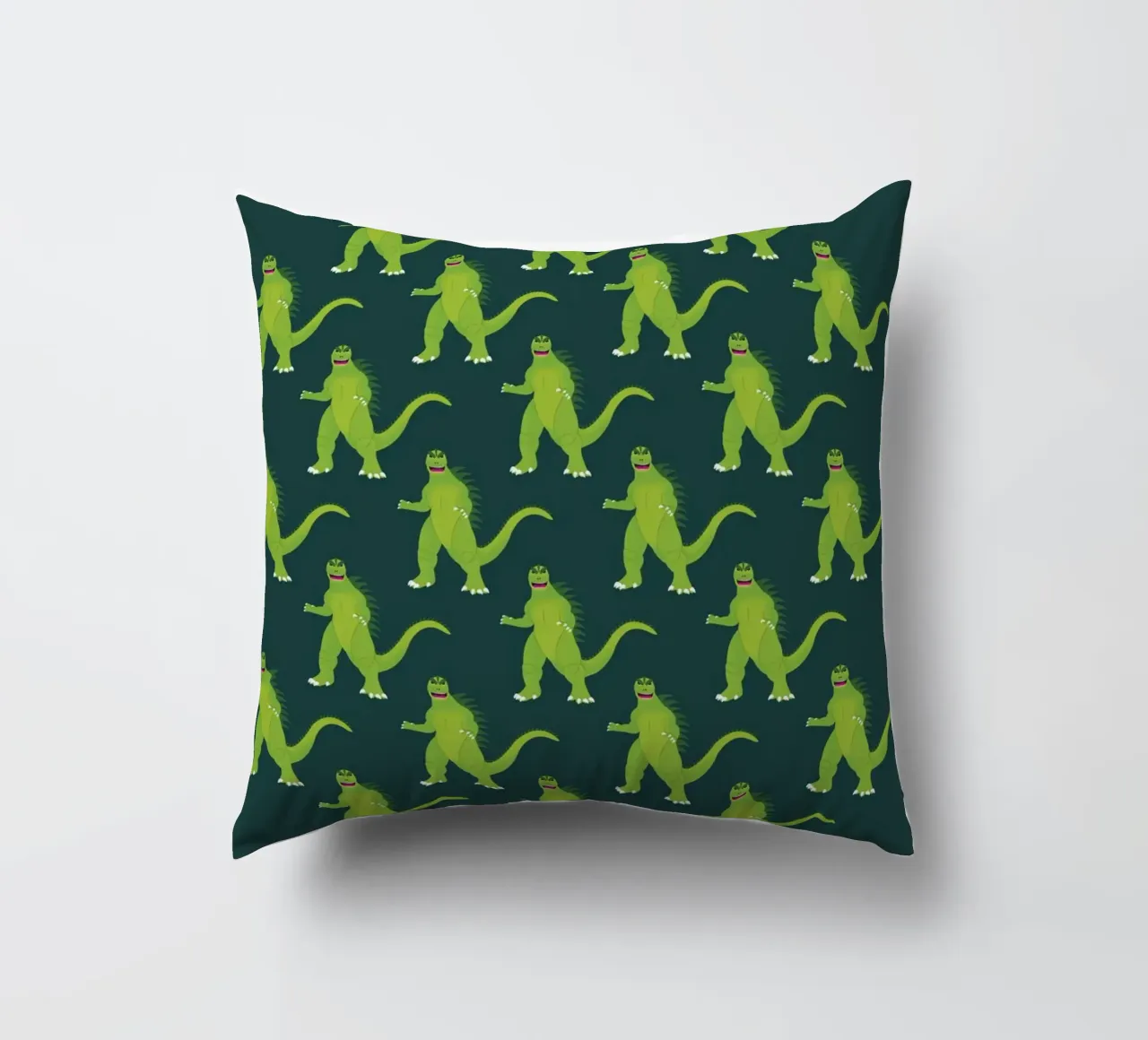 Godzilla Pattern #2 cuscino da kathrinmay