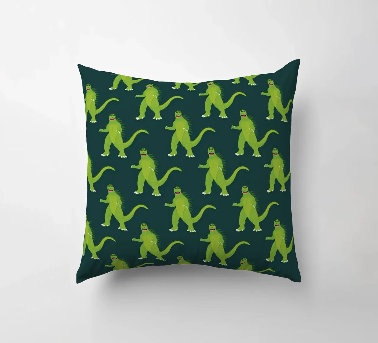 Godzilla Pattern #2 cuscino da kathrinmay