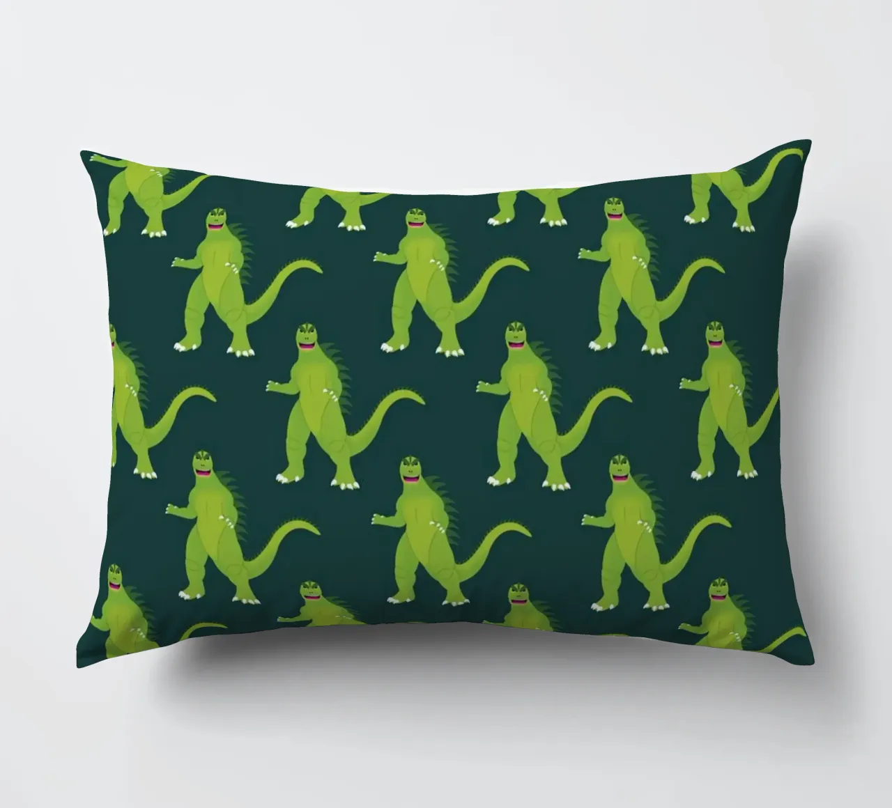 Godzilla Pattern #2 cuscino da kathrinmay