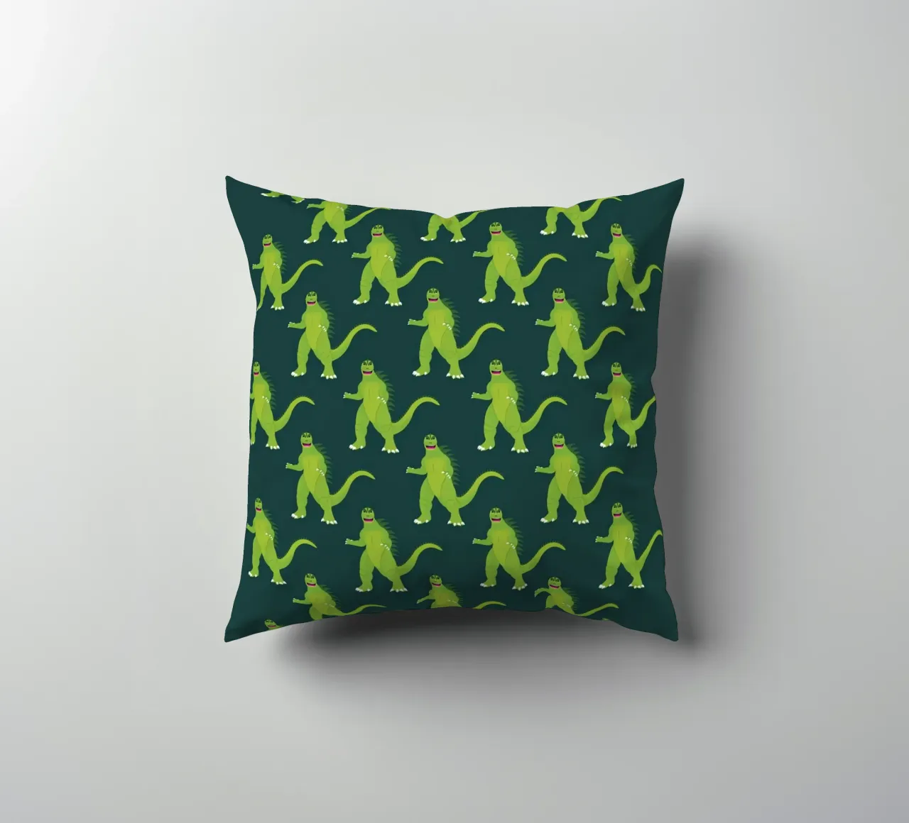 Godzilla Pattern #2 cuscino da kathrinmay
