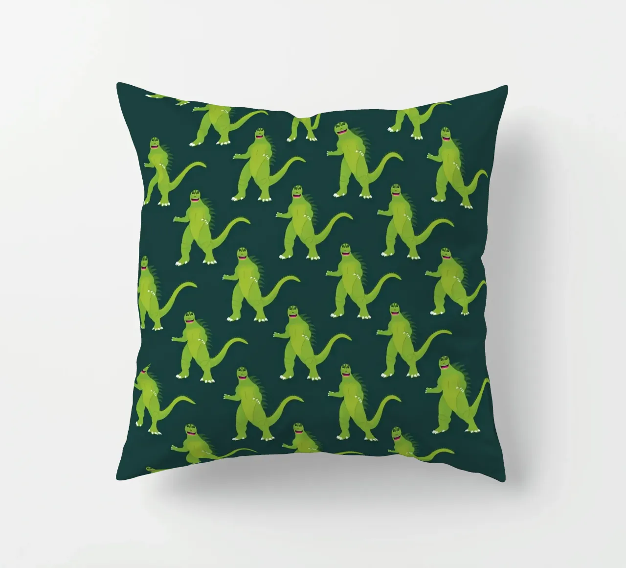 Godzilla Pattern #2 cuscino da kathrinmay