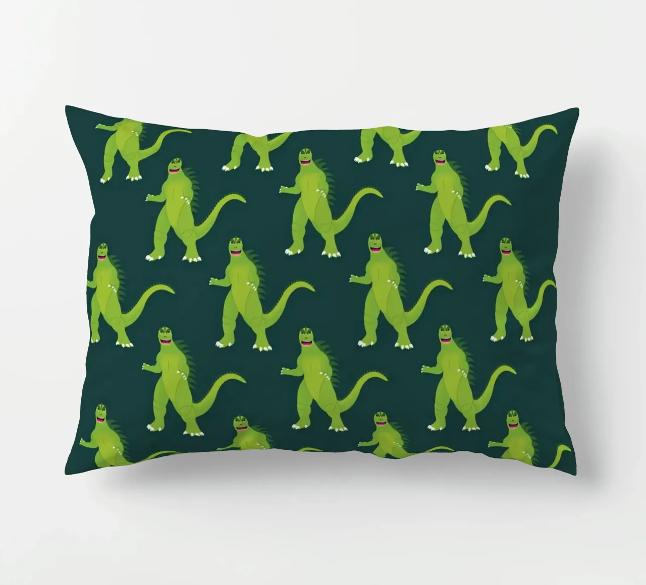 Godzilla Pattern #2 cuscino da kathrinmay