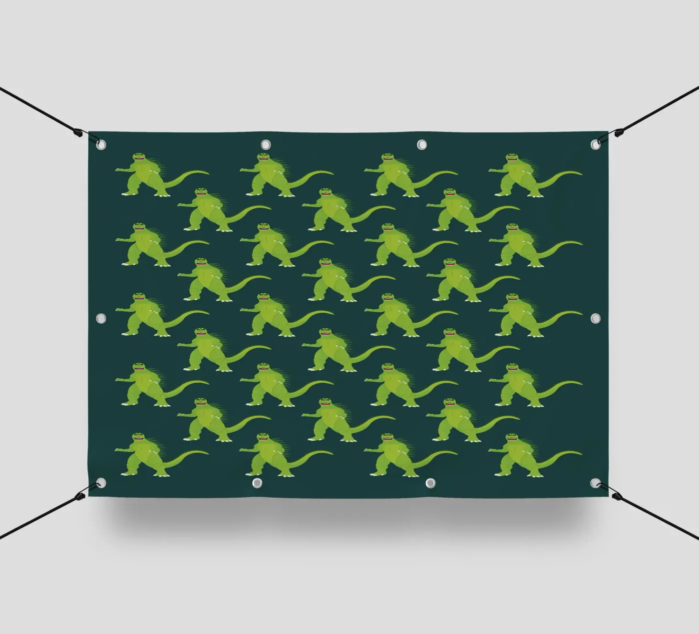 Godzilla Pattern #2 PVC Plane von kathrinmay