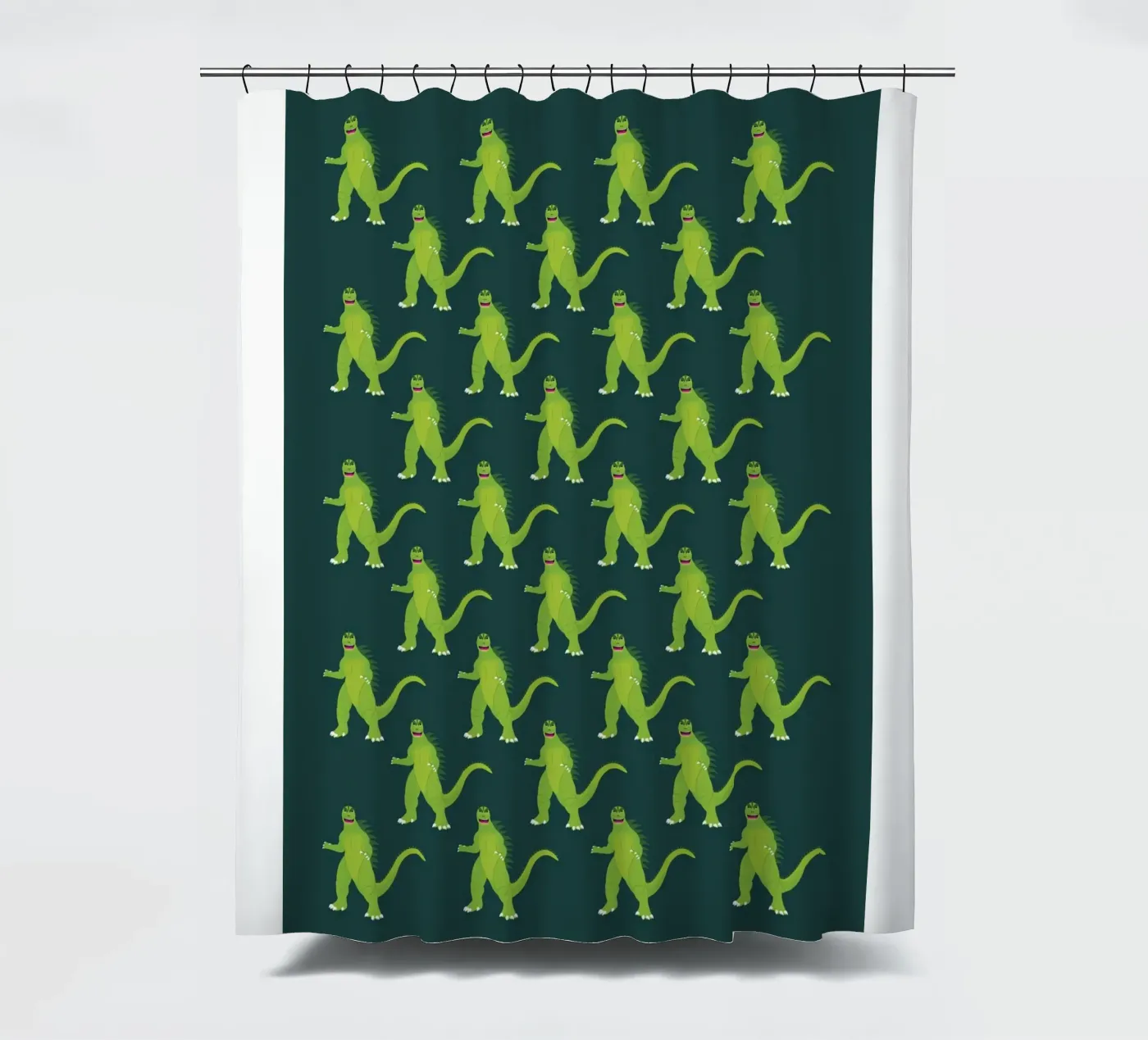 Godzilla Pattern #2 Duschvorhang von kathrinmay