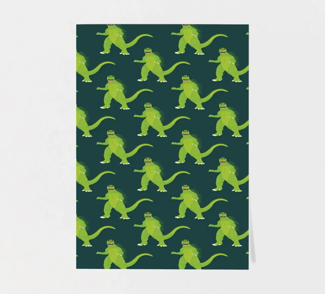 Godzilla Pattern #2 sticker sheet by kathrinmay