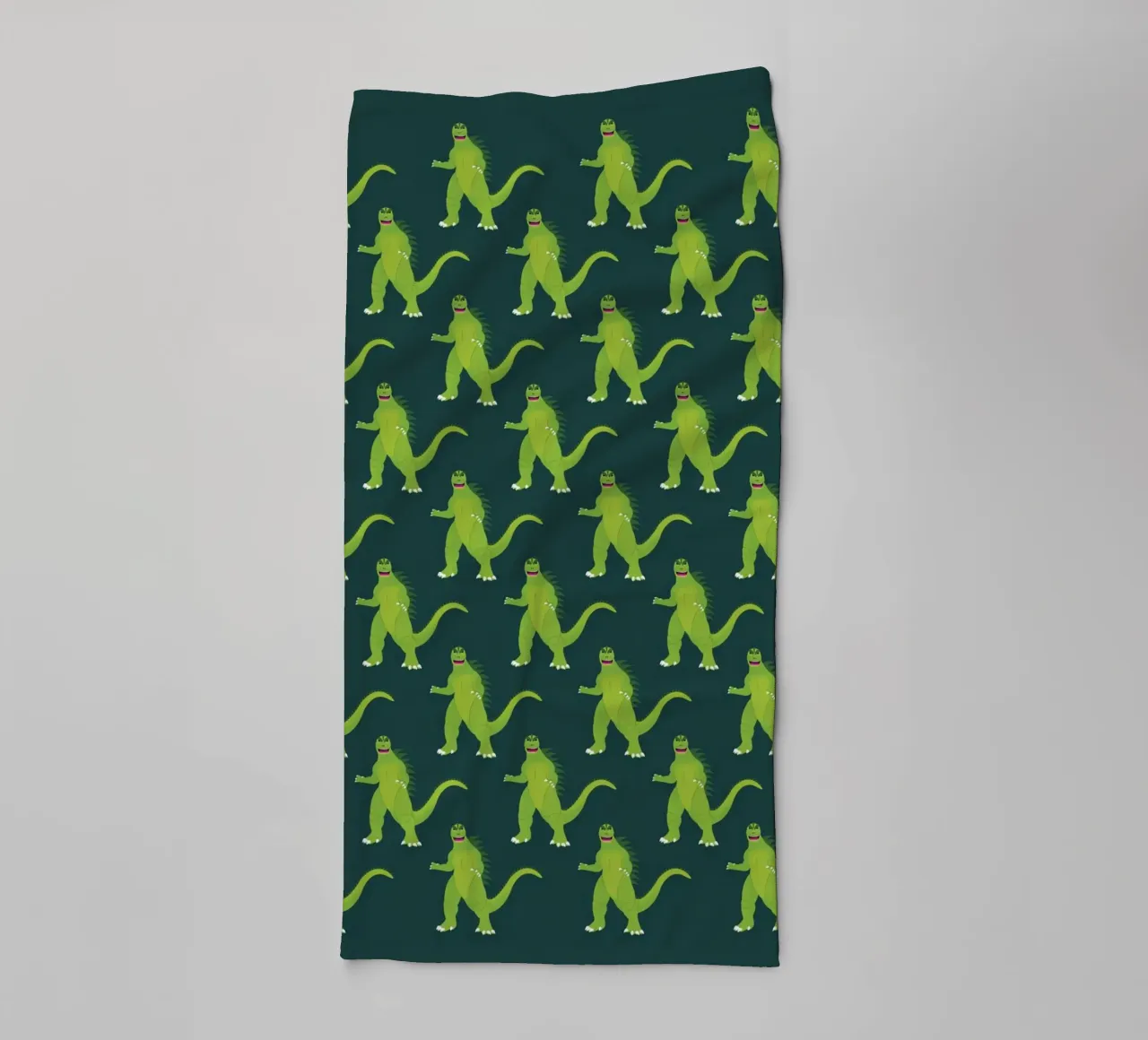 Godzilla Pattern #2 asciugamano da bagno da kathrinmay