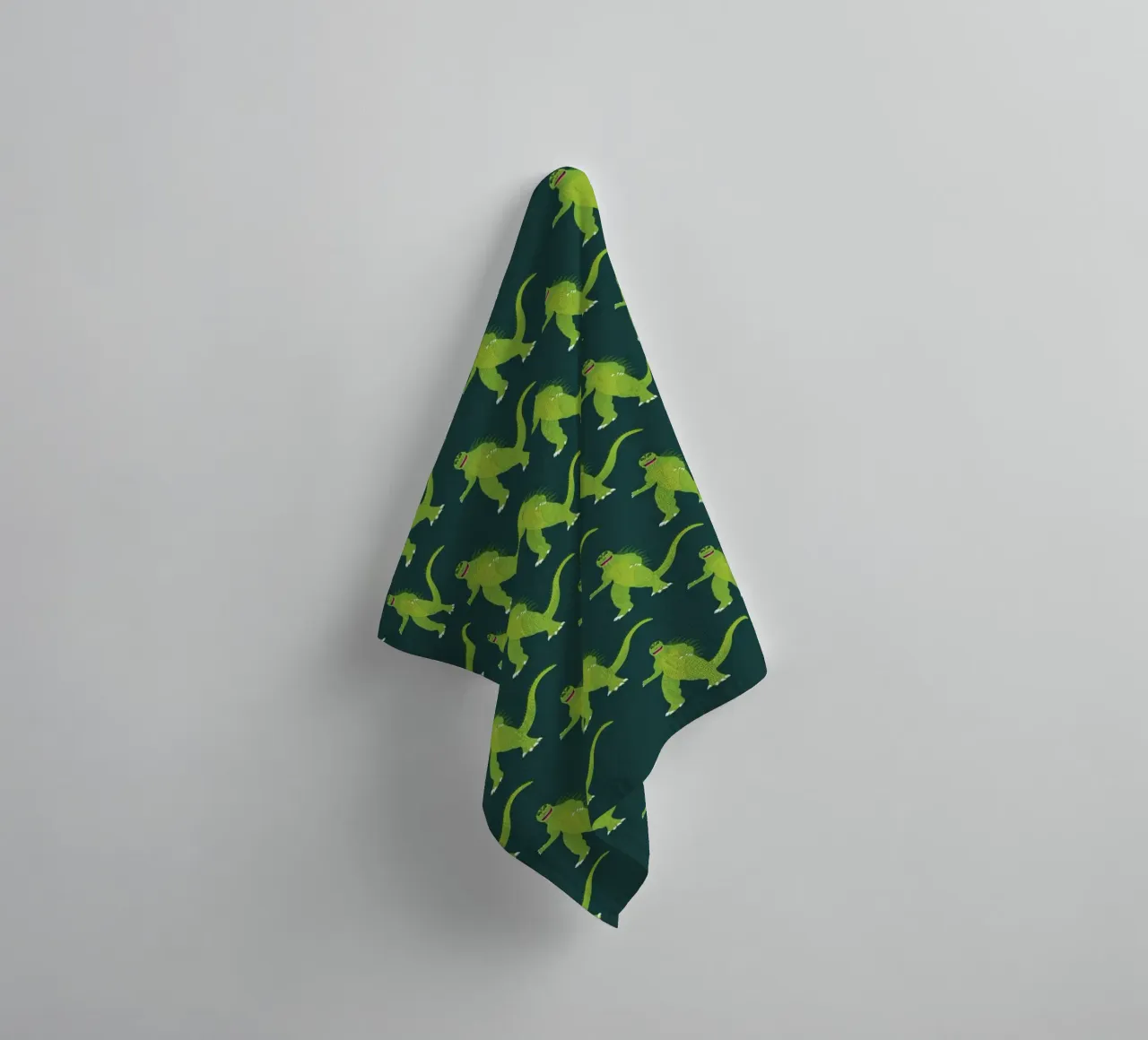 Godzilla Pattern #2 asciugamano da bagno da kathrinmay