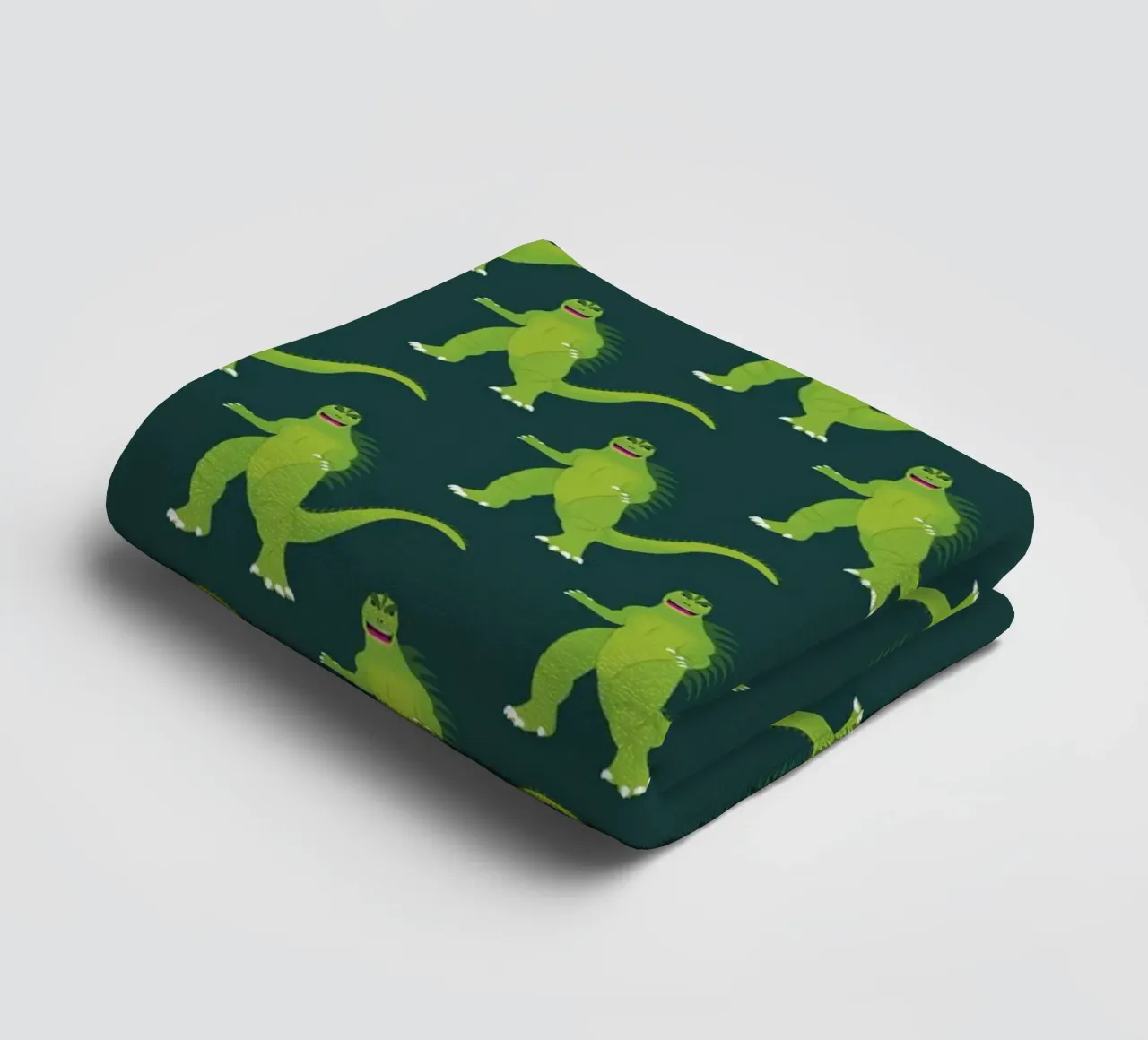 Godzilla Pattern #2 asciugamano da bagno da kathrinmay