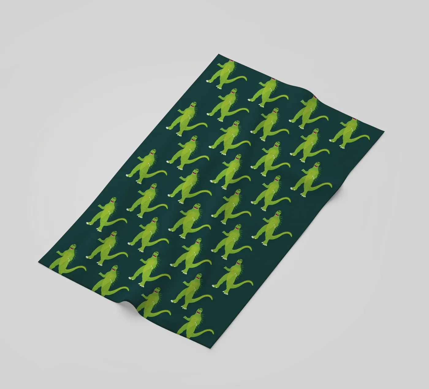 Godzilla Pattern #2 beach towel by kathrinmay