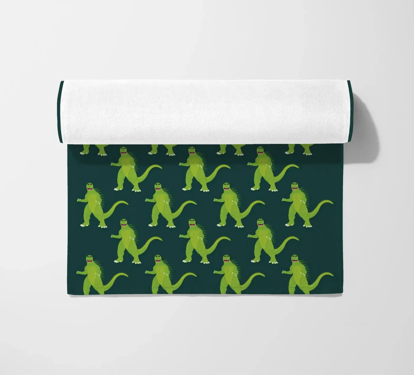 Godzilla Pattern #2 beach towel by kathrinmay