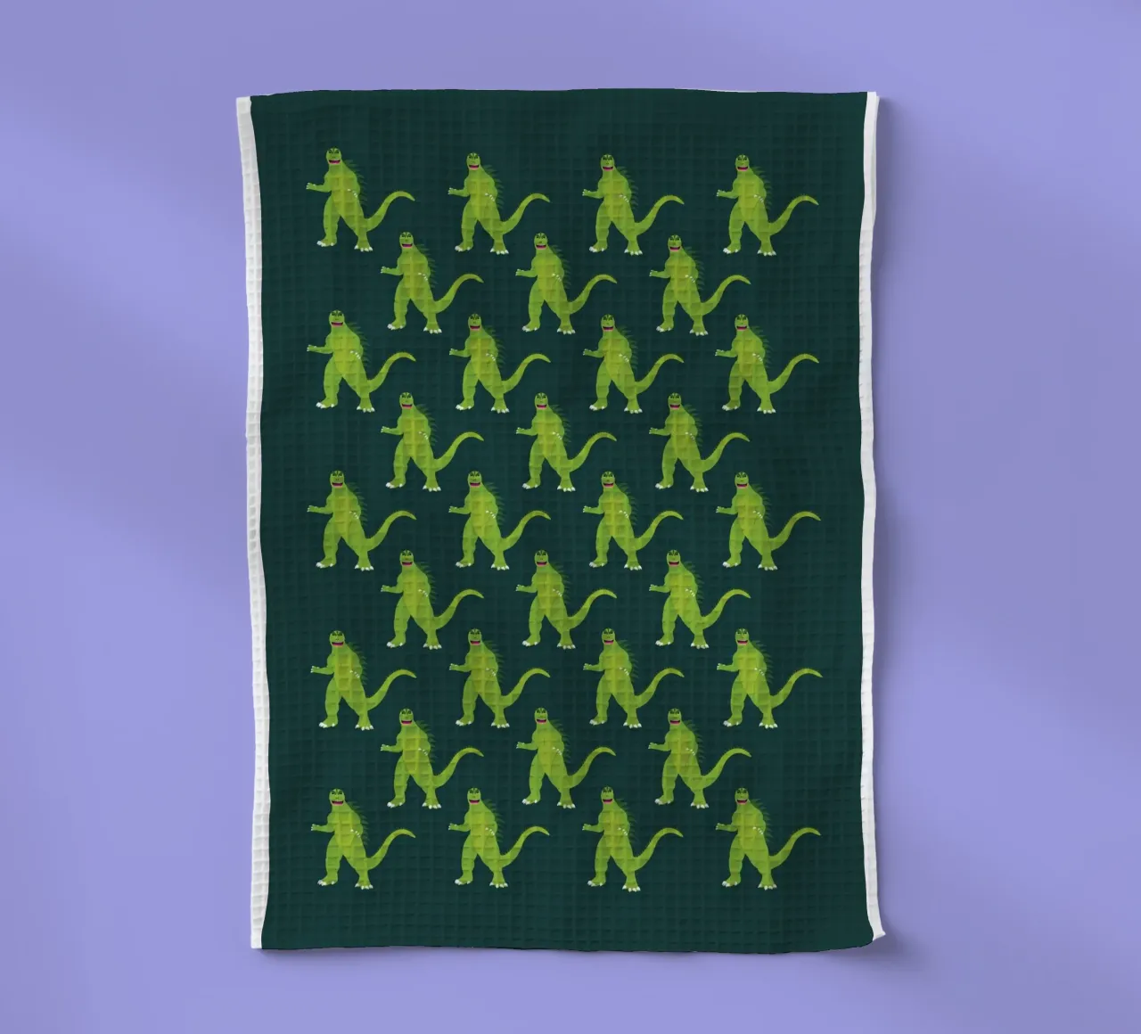 Godzilla Pattern #2 canovaccio da cucina da kathrinmay