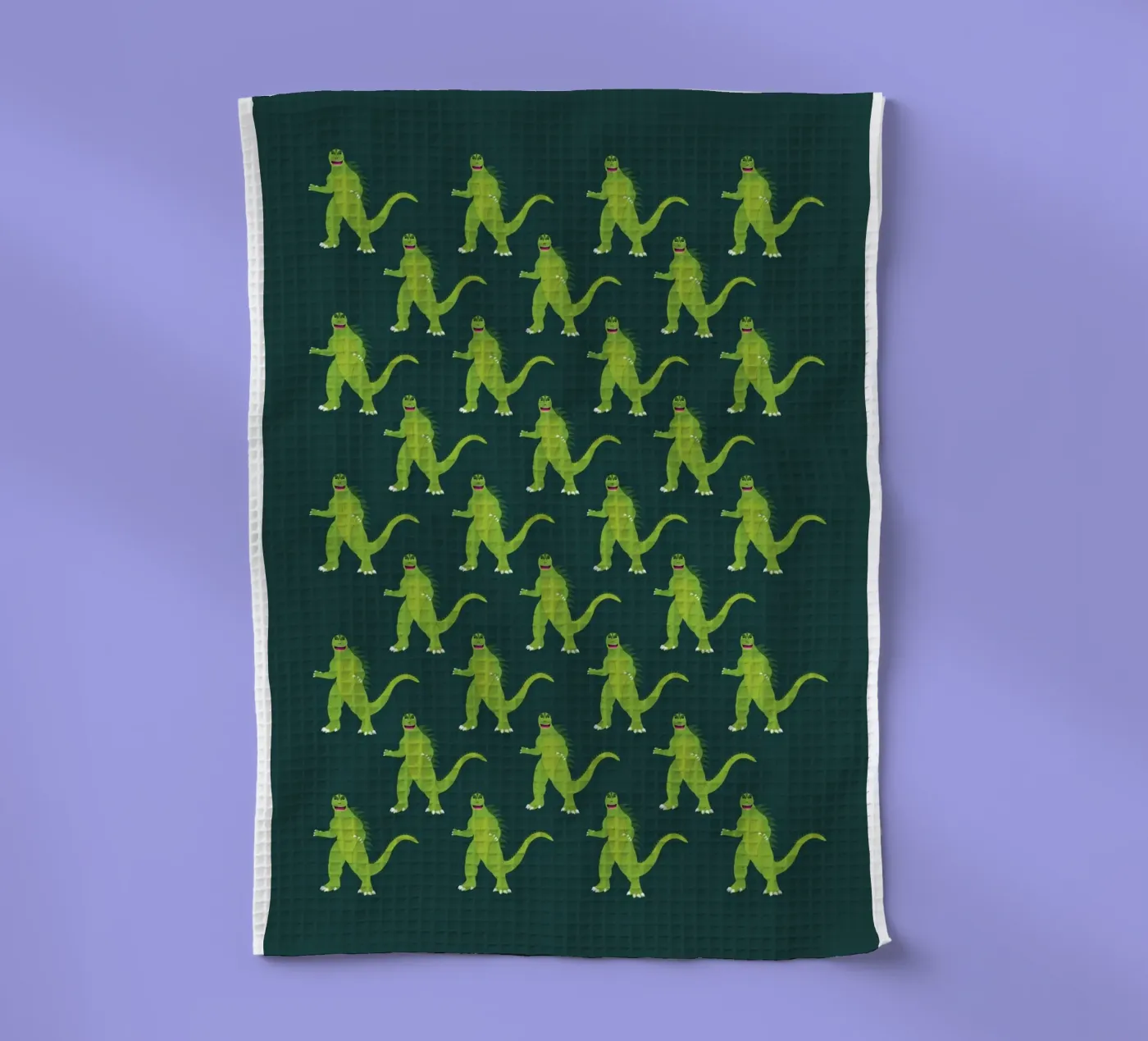 Godzilla Pattern #2 torchon de kathrinmay