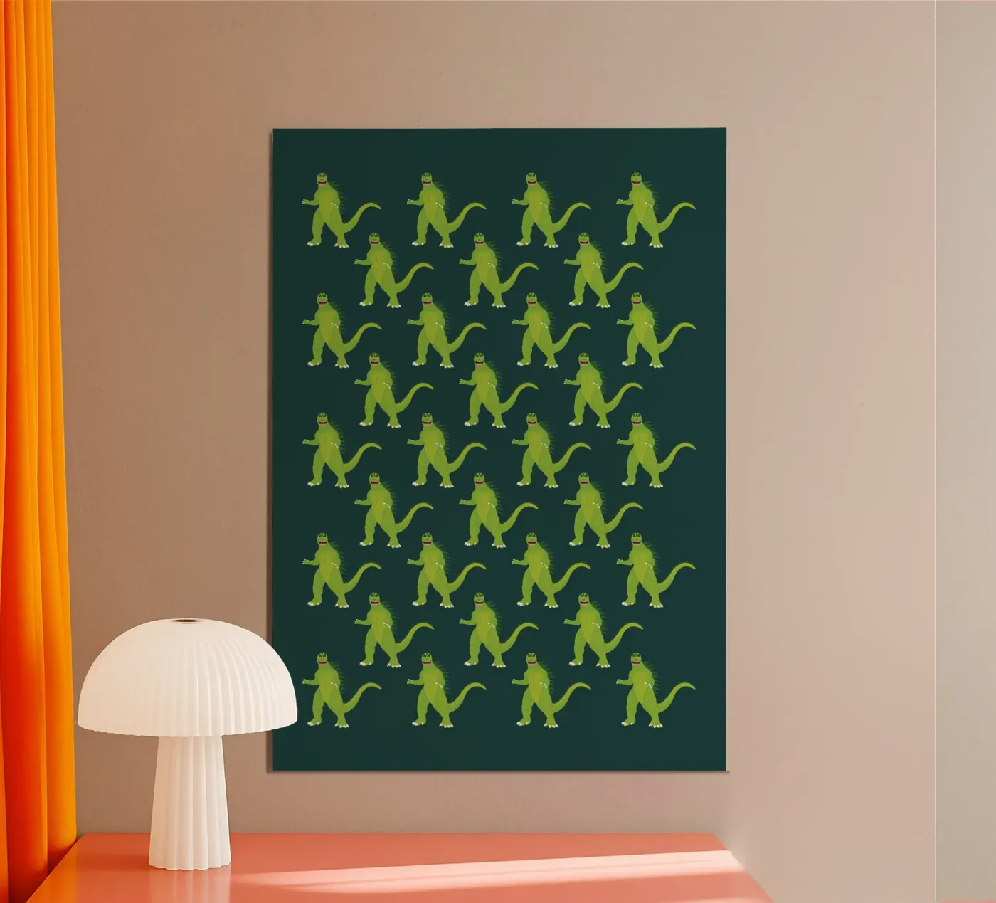 Godzilla Pattern #2 forex plate by kathrinmay