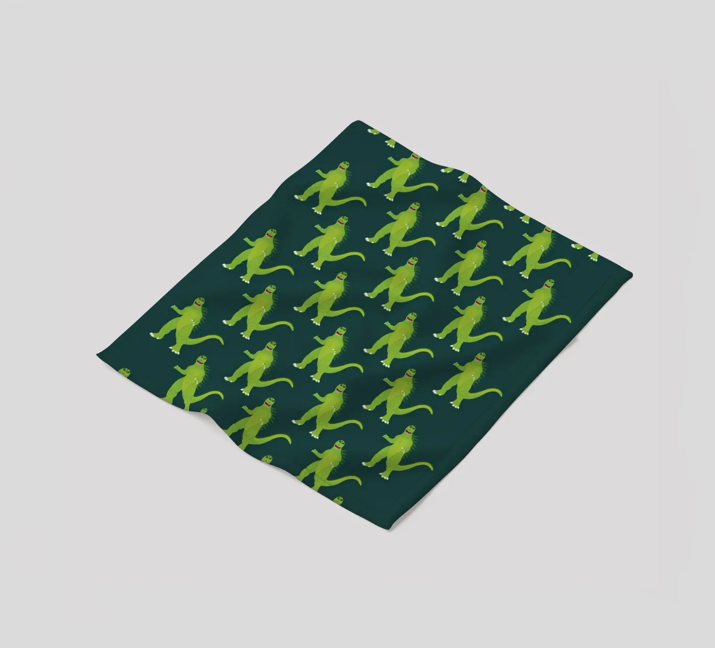 Godzilla Pattern #2 fleecedeken van kathrinmay