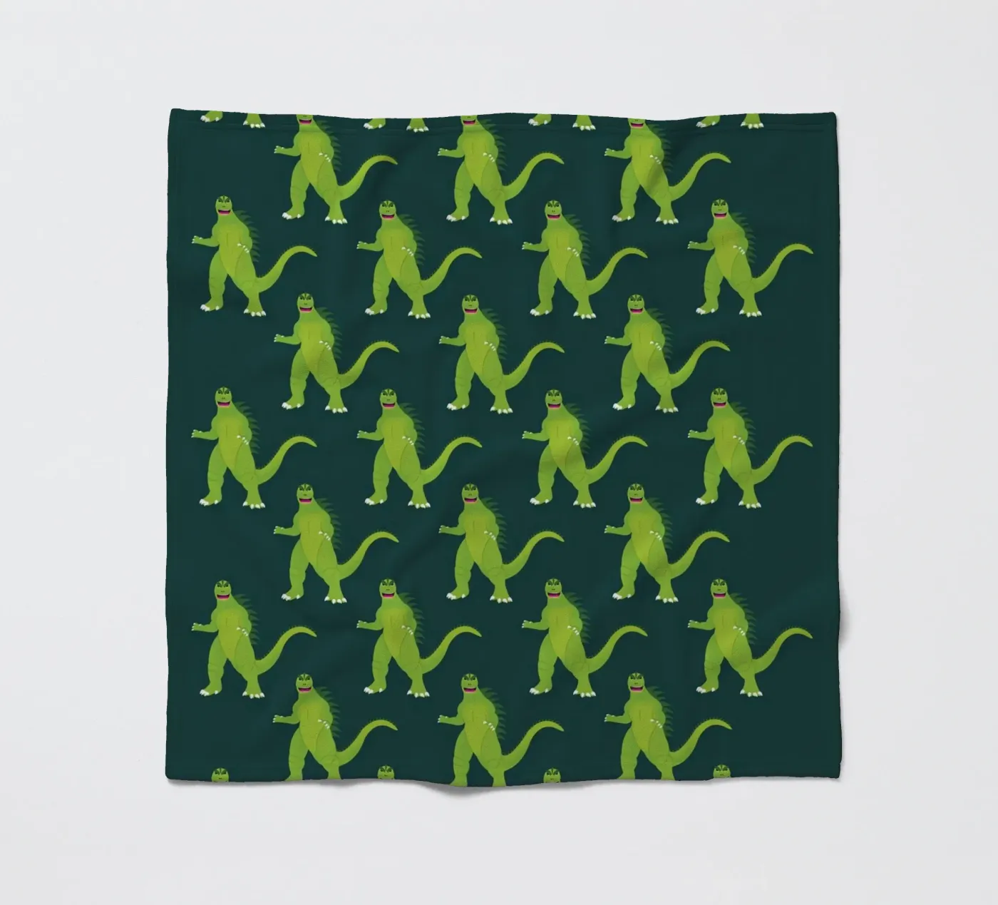 Godzilla Pattern #2 fleecedeken van kathrinmay