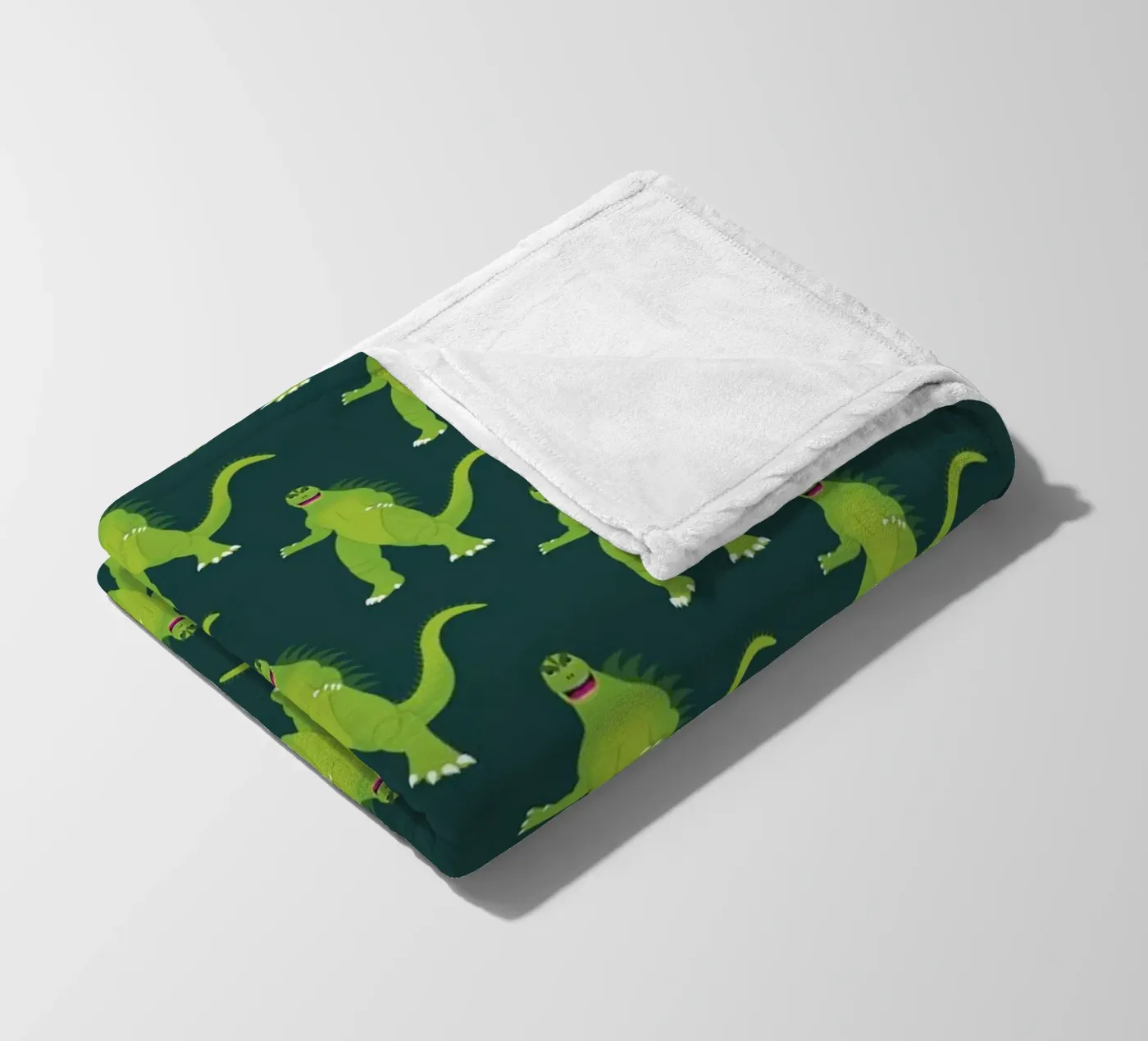 Godzilla Pattern #2 fleecedeken van kathrinmay