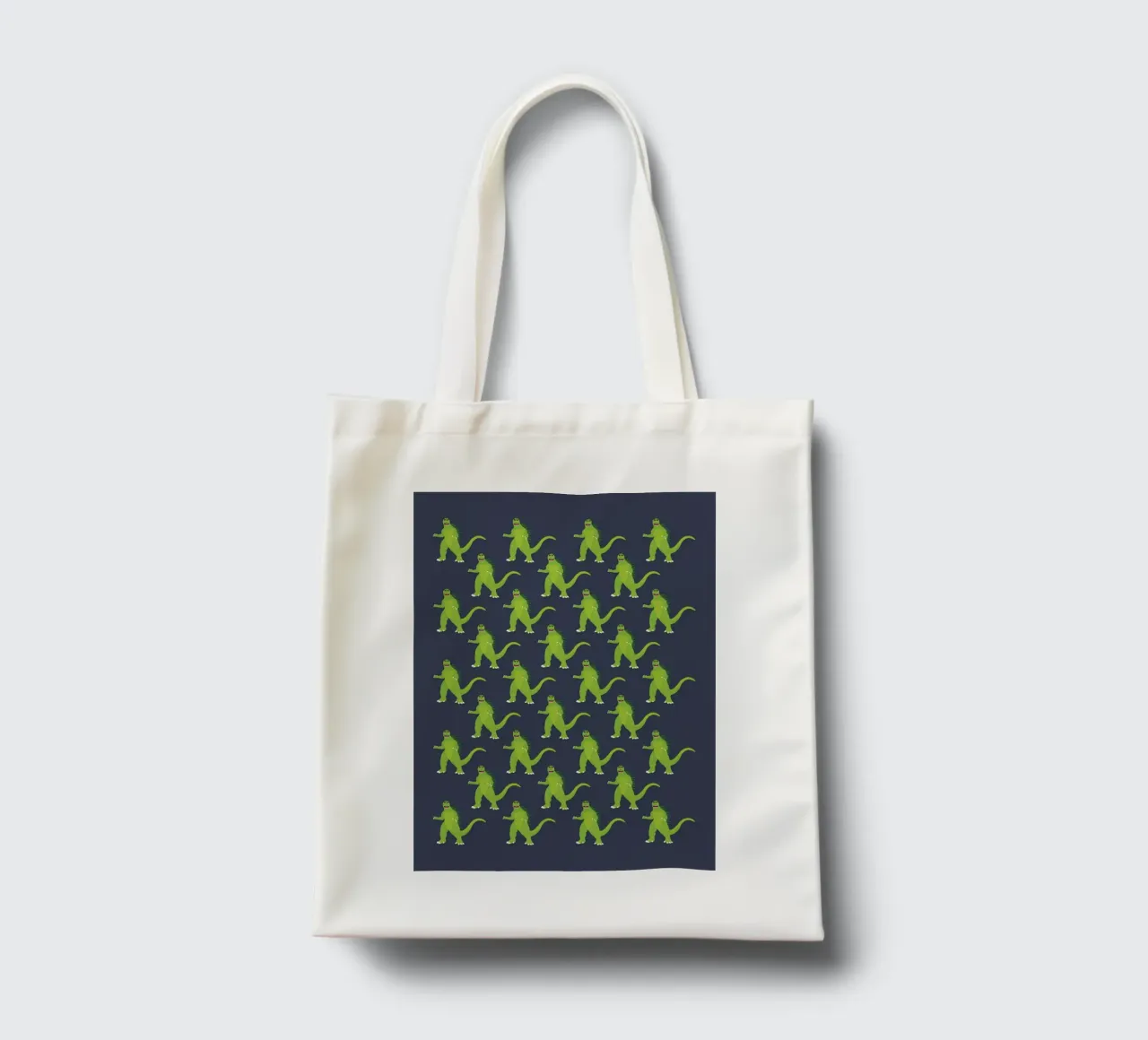 Godzilla Pattern #3 borsa in juta da kathrinmay