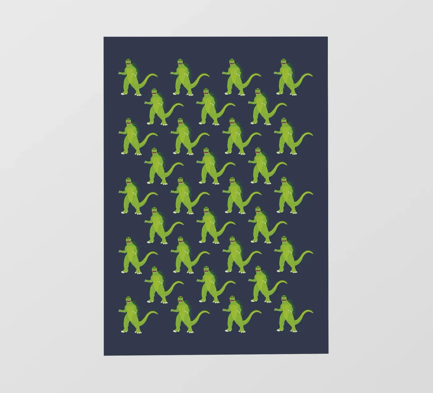 Godzilla Pattern #3 fotobehang van kathrinmay