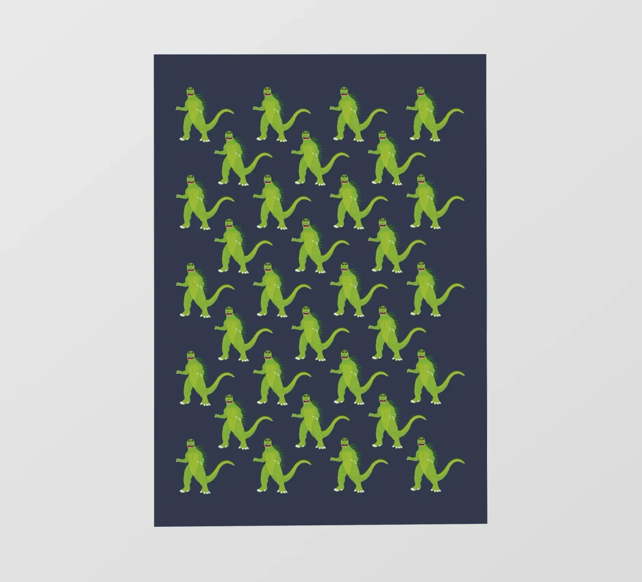 Godzilla Pattern #3 fotobehang van kathrinmay