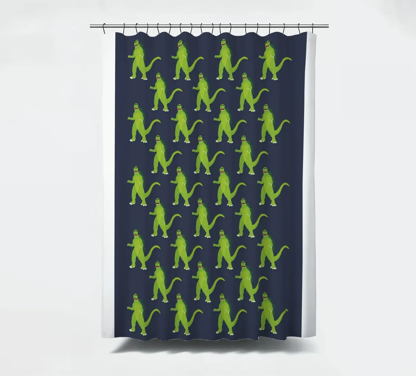 Godzilla Pattern #3 Duschvorhang von kathrinmay