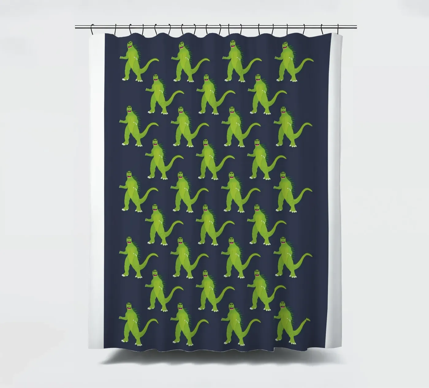 Godzilla Pattern #3 Duschvorhang von kathrinmay