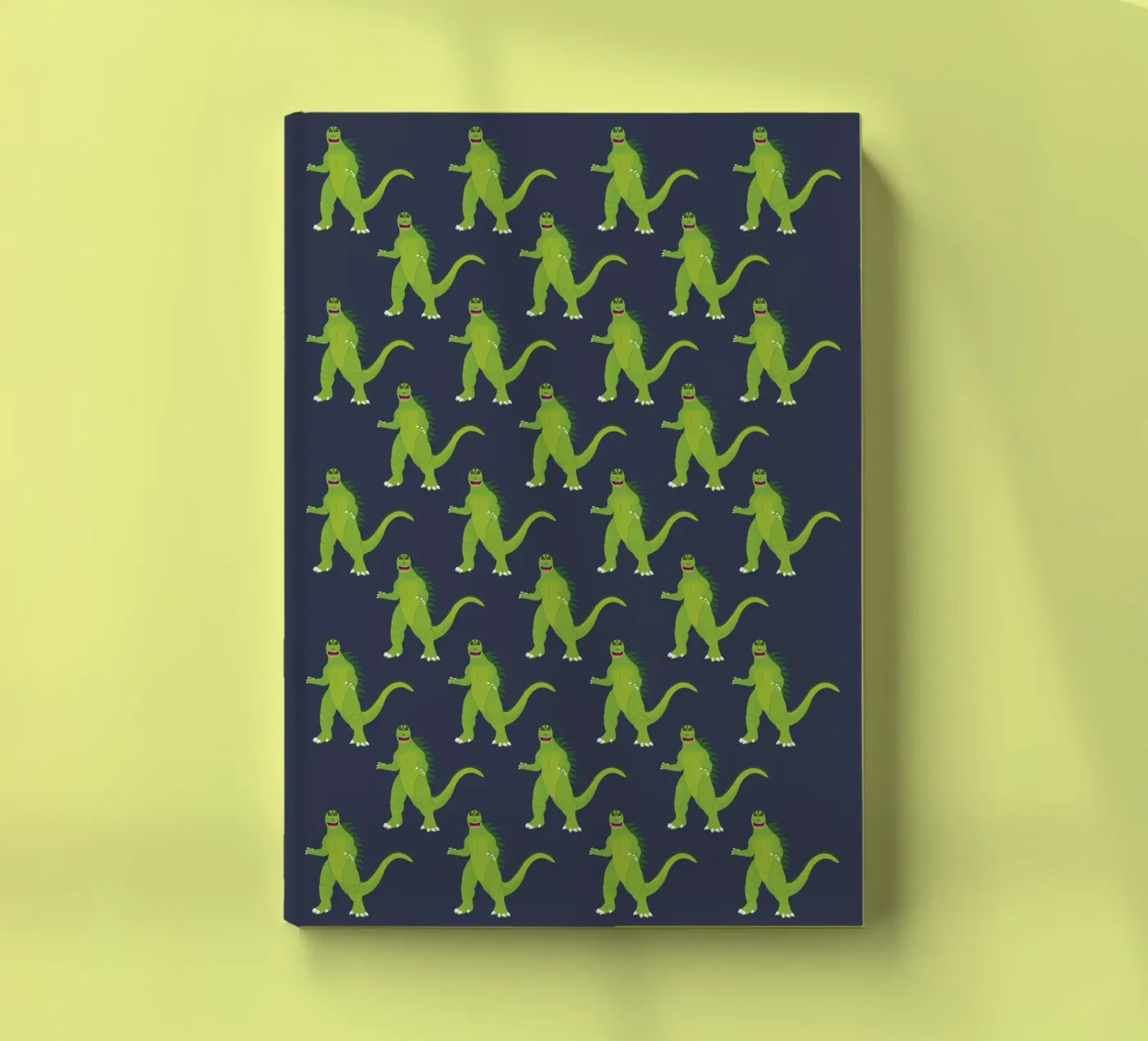 Godzilla Pattern #3 notebook by kathrinmay