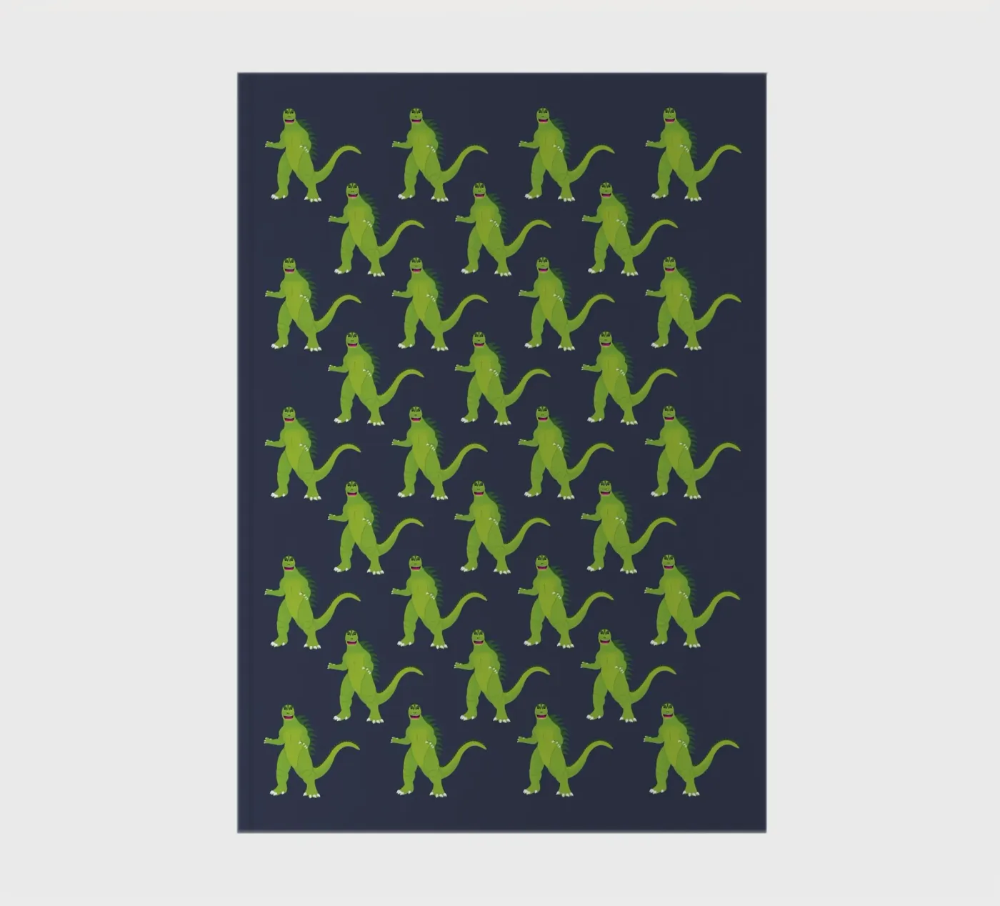 Godzilla Pattern #3 notebook by kathrinmay