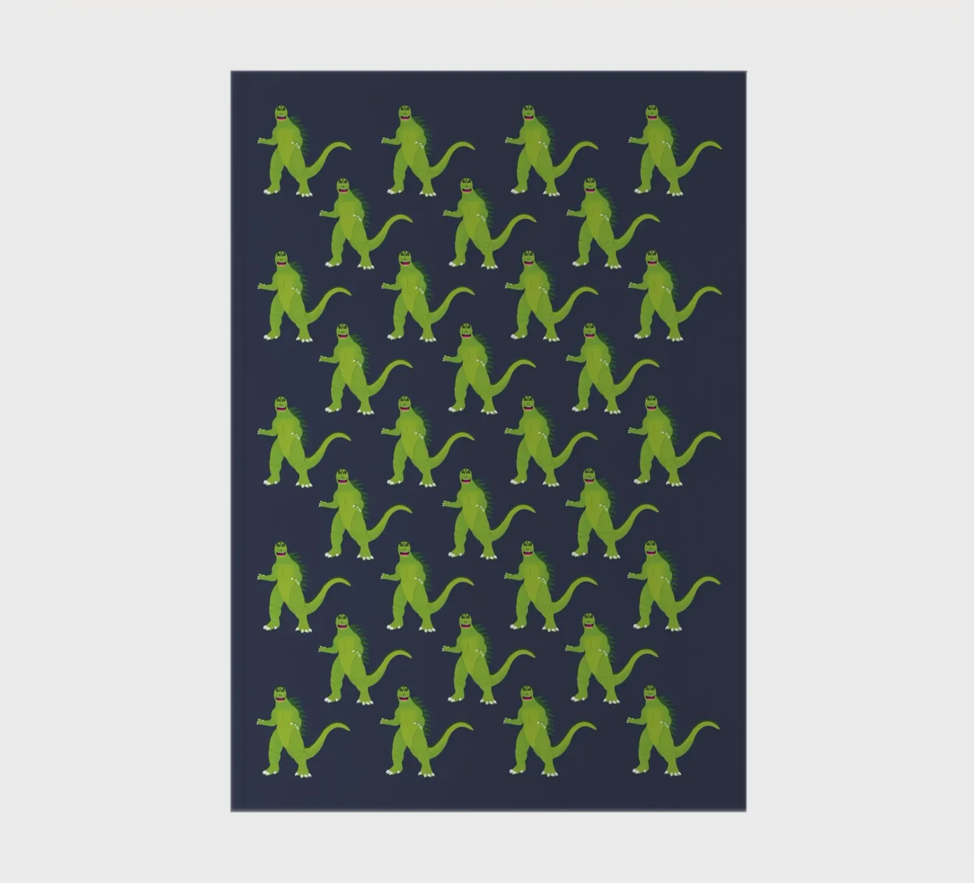 Godzilla Pattern #3 notebook by kathrinmay