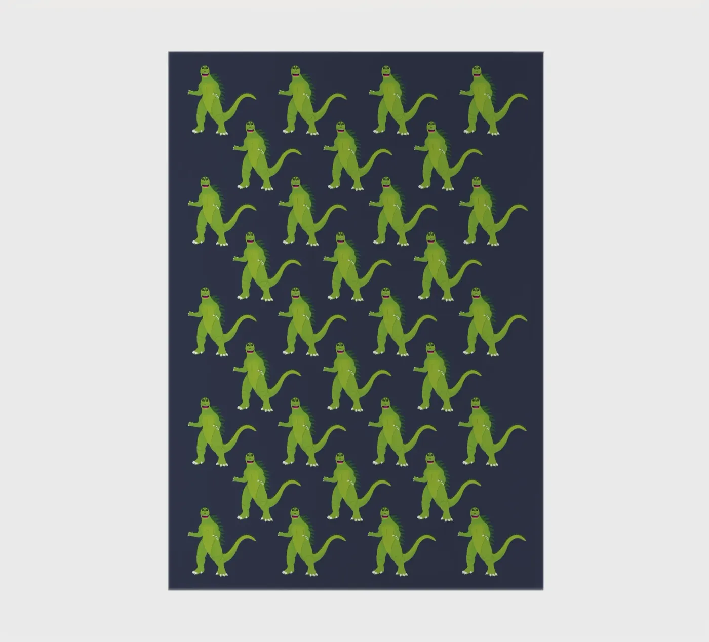 Godzilla Pattern #3 notebook by kathrinmay
