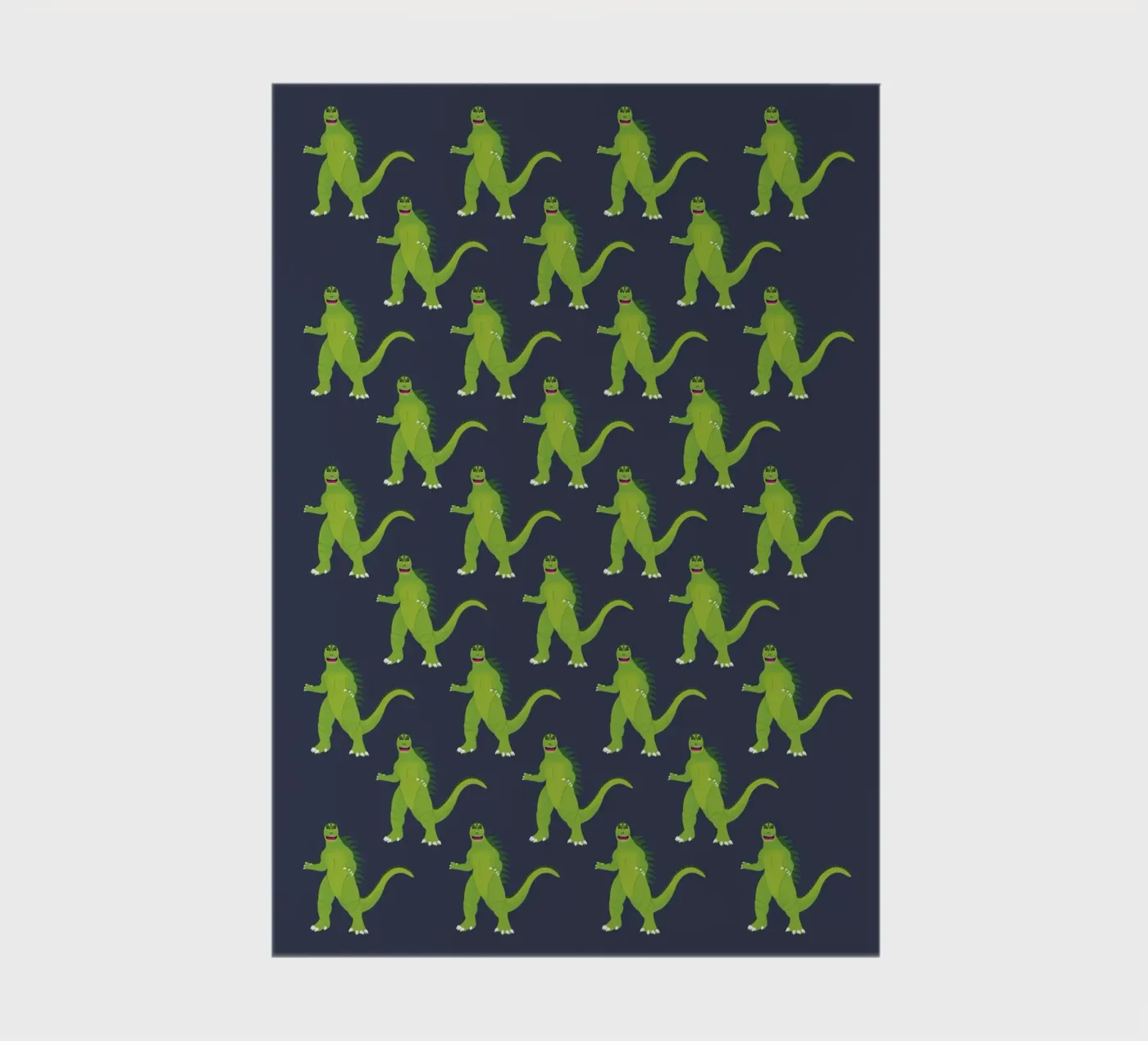 Godzilla Pattern #3 notebook by kathrinmay