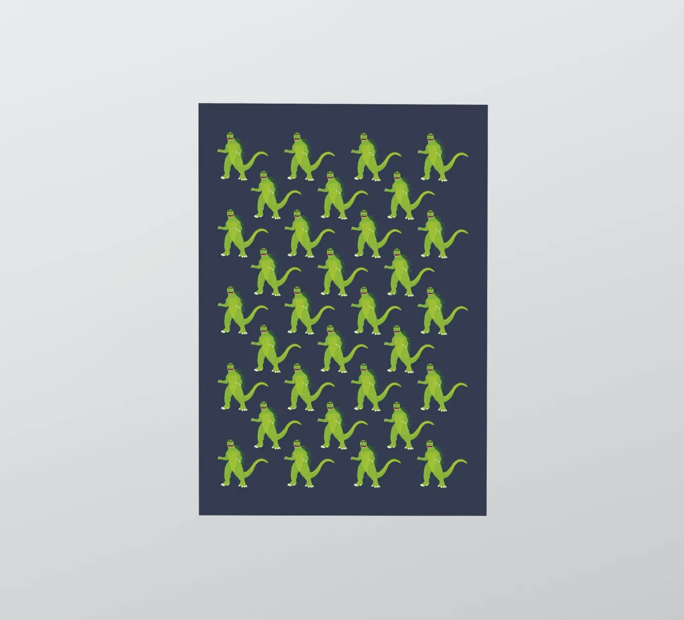 Godzilla Pattern #3 sticker van kathrinmay