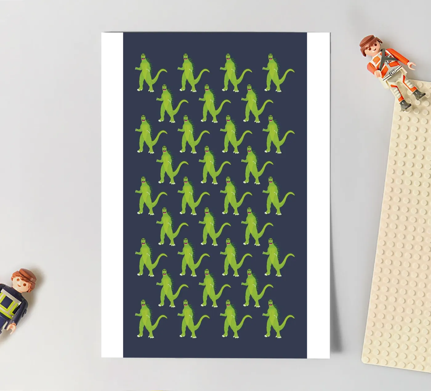 Godzilla Pattern #3 Stickerbogen von kathrinmay