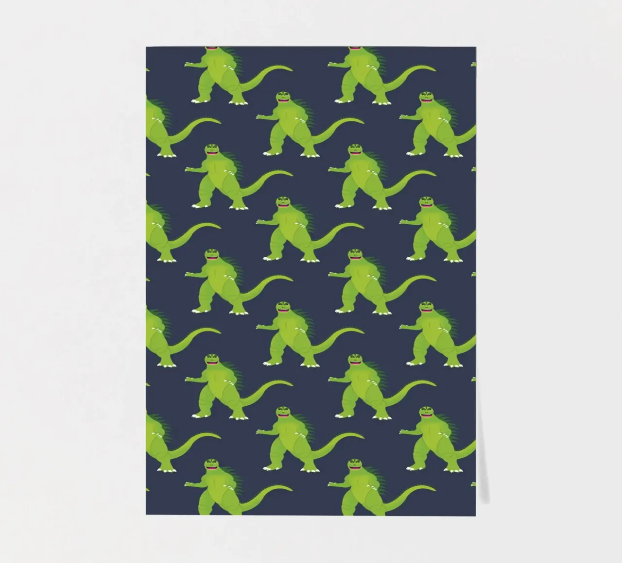 Godzilla Pattern #3 foglio adesivo da kathrinmay