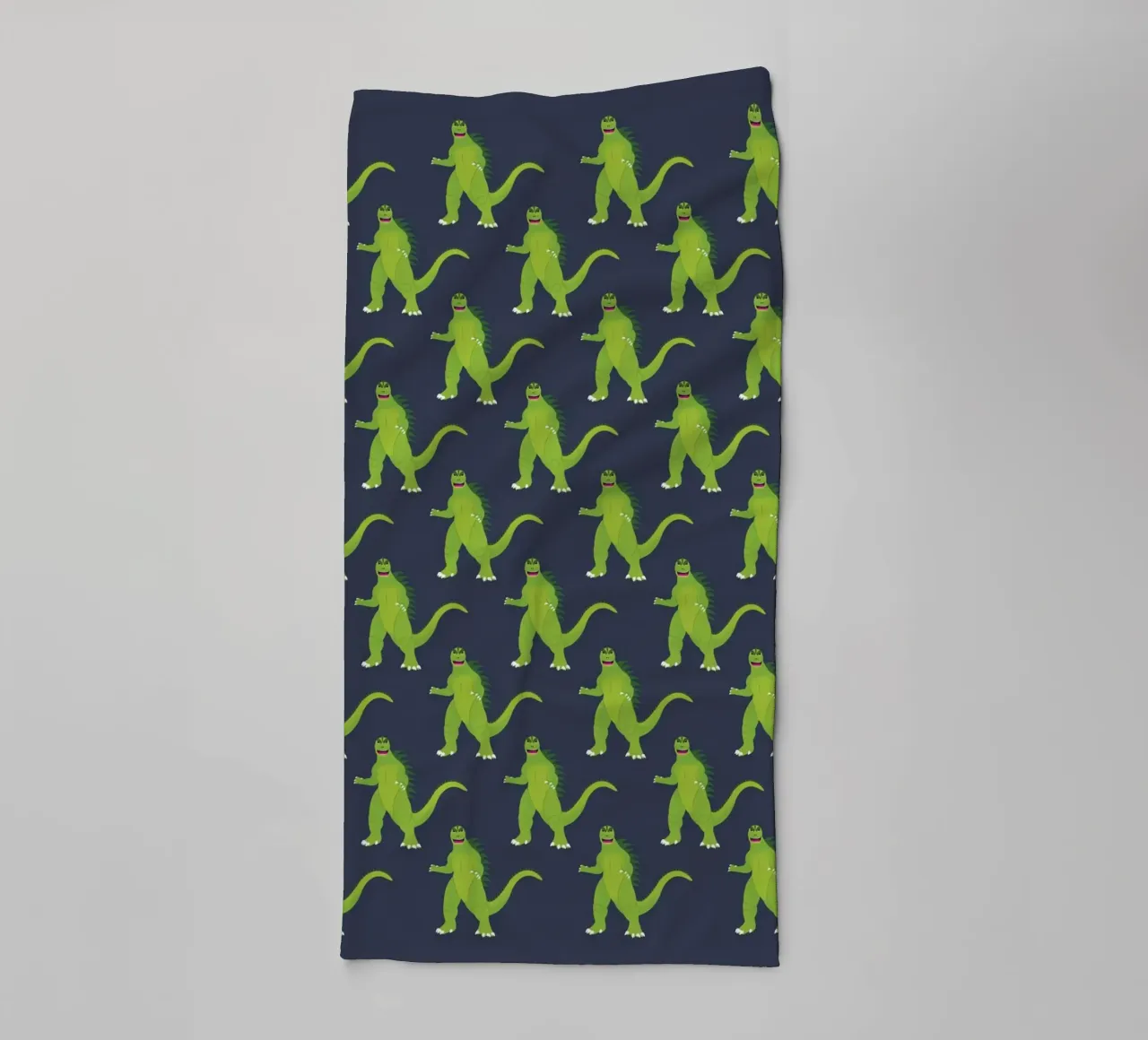 Godzilla Pattern #3 towel by kathrinmay