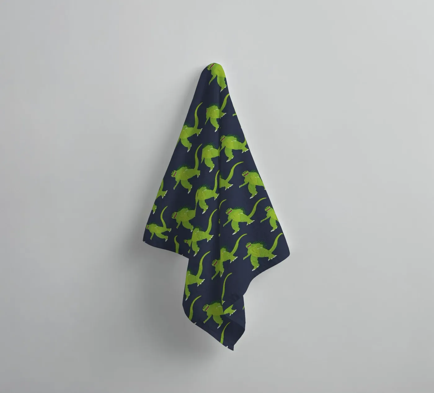 Godzilla Pattern #3 asciugamano da bagno da kathrinmay