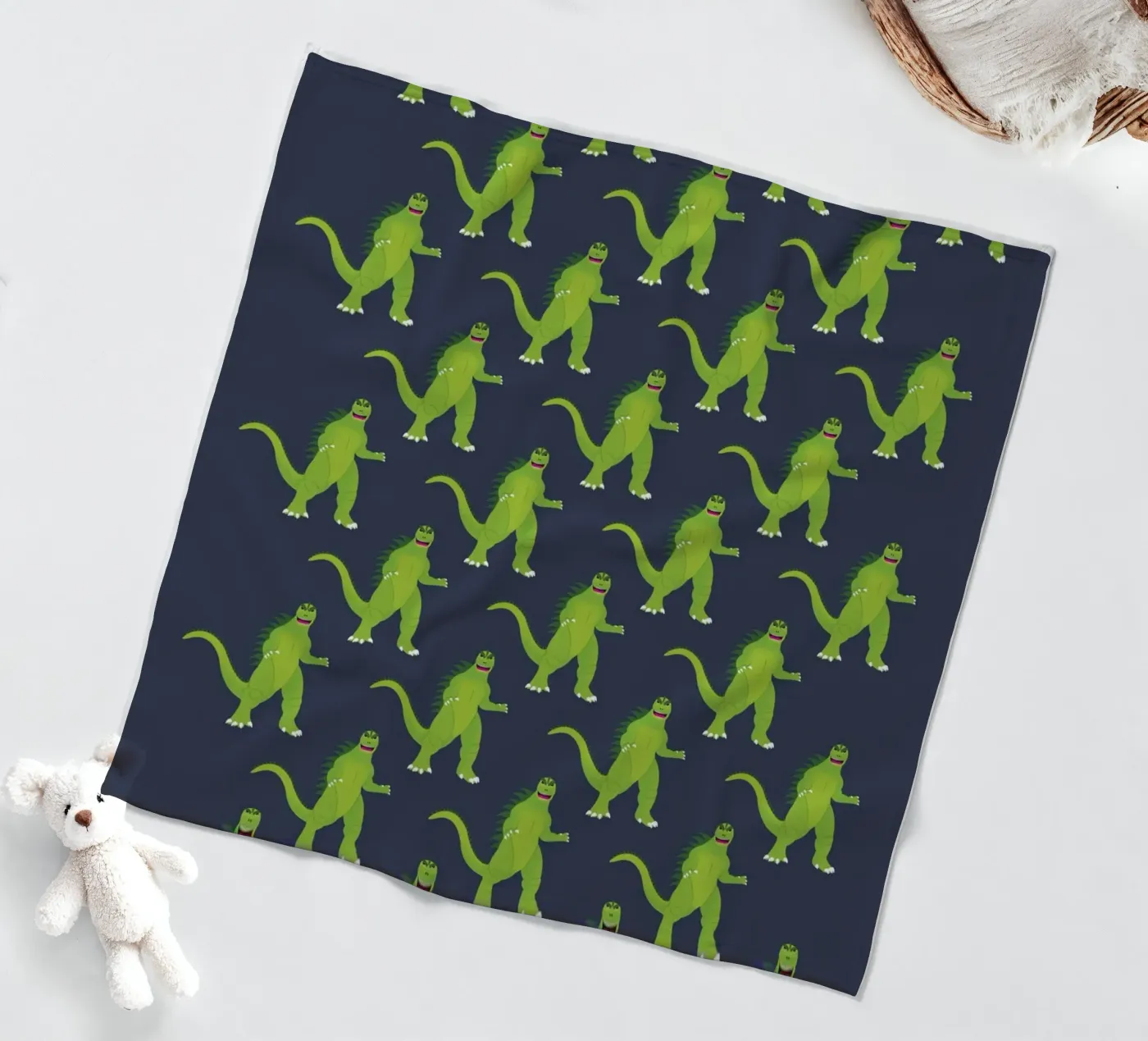 Godzilla Pattern #3 fleecedeken van kathrinmay