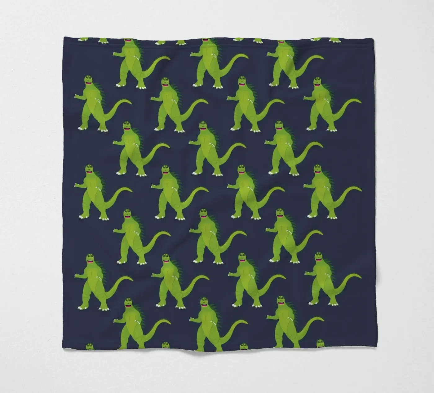 Godzilla Pattern #3 fleecedeken van kathrinmay