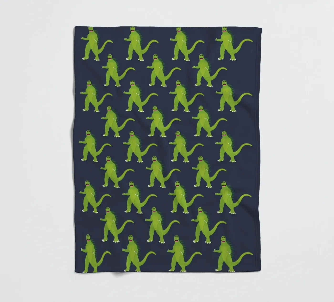 Godzilla Pattern #3 fleecedeken van kathrinmay