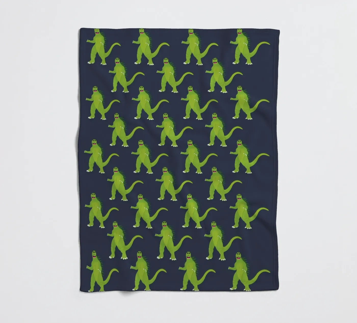 Godzilla Pattern #3 Fleecedecke von kathrinmay