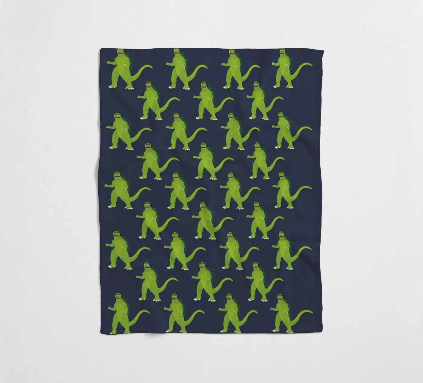 Godzilla Pattern #3 Fleecedecke von kathrinmay