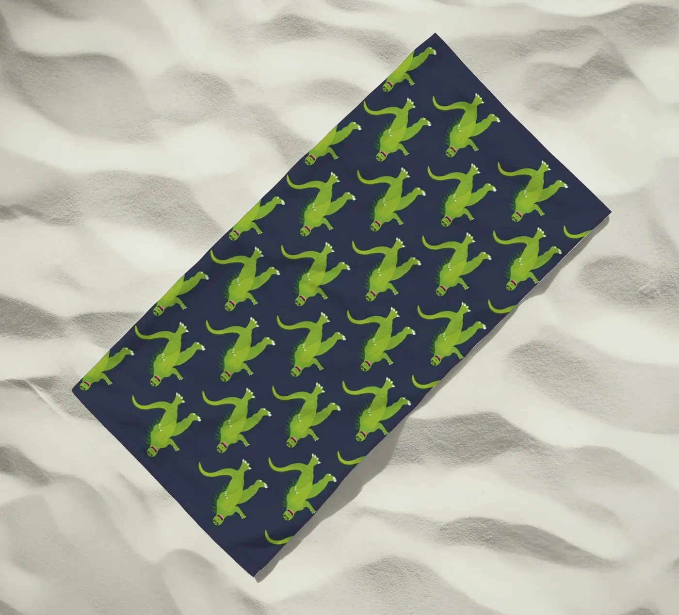 Godzilla Pattern #3 Strandtuch von kathrinmay