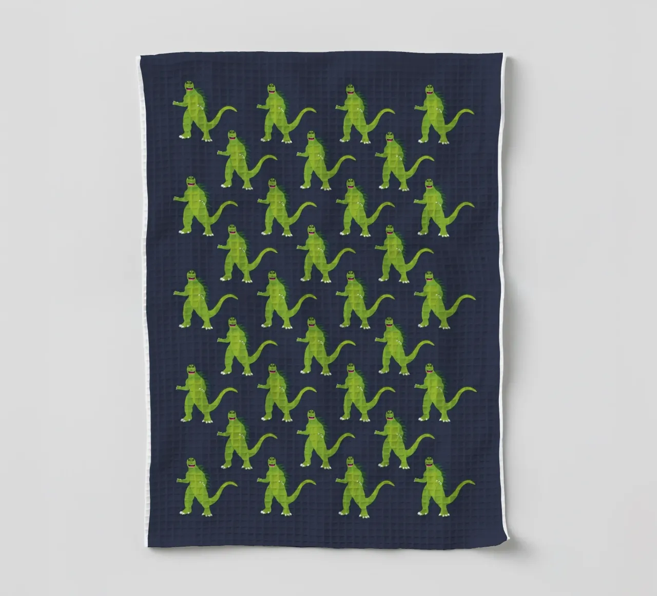 Godzilla Pattern #3 canovaccio da cucina da kathrinmay