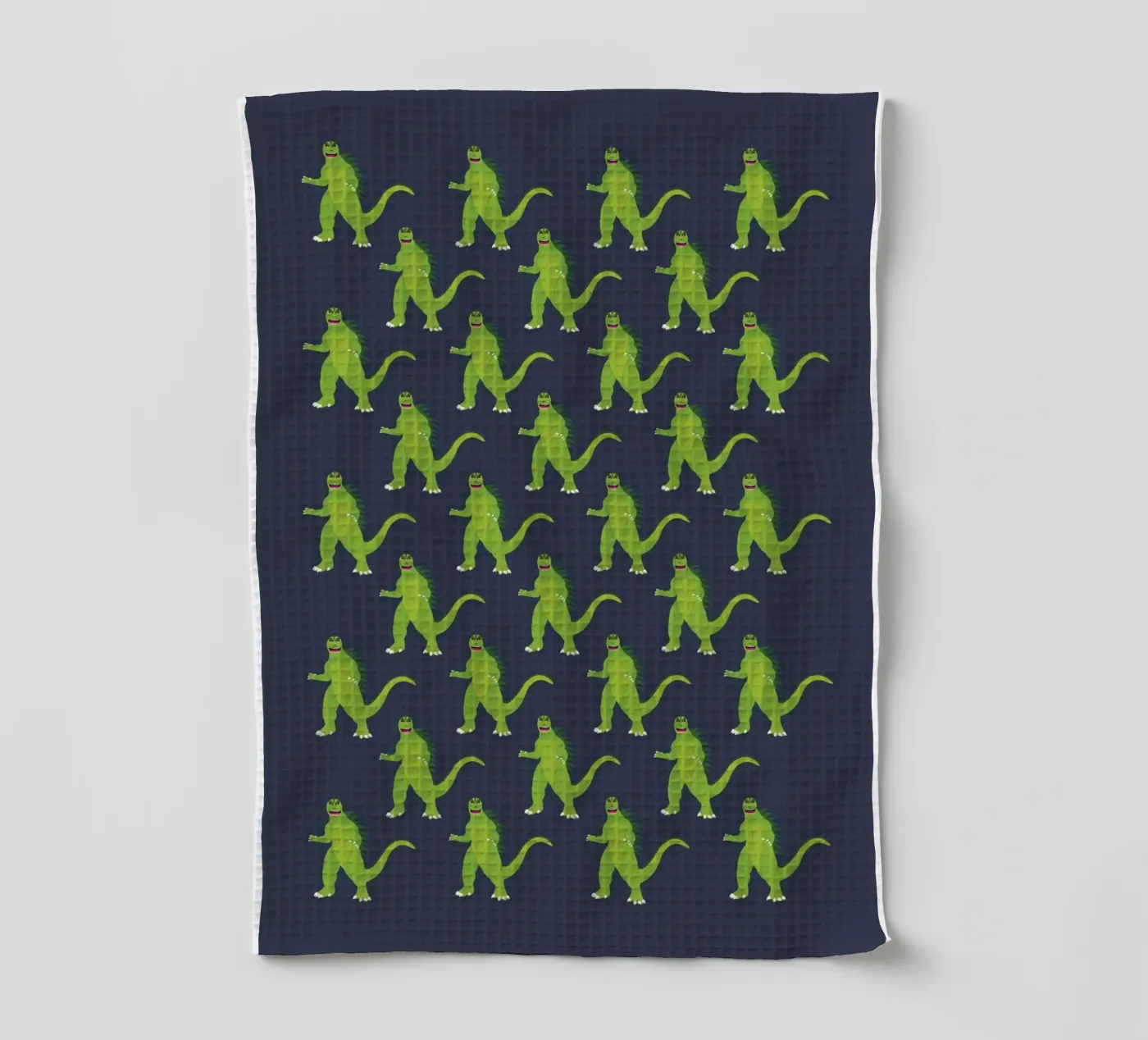 Godzilla Pattern #3 Geschirrtuch von kathrinmay