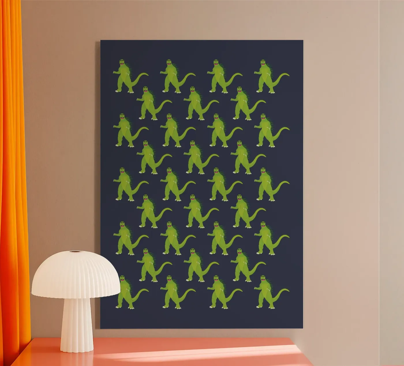 Godzilla Pattern #3 acryl van kathrinmay