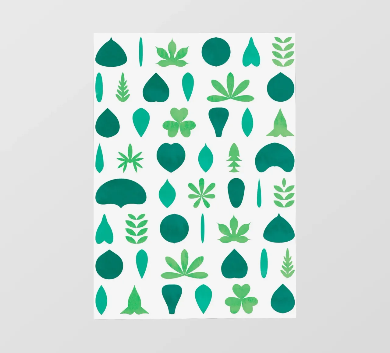 Leaf Shapes and Arrangements #1 telo in pvc da kathrinmay