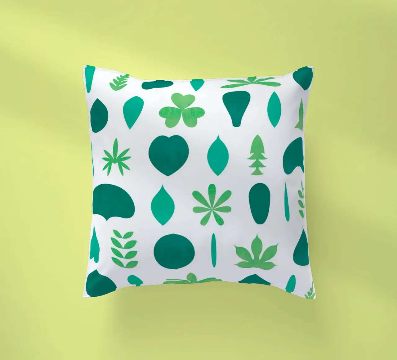 Leaf Shapes and Arrangements #1 cuscino da kathrinmay