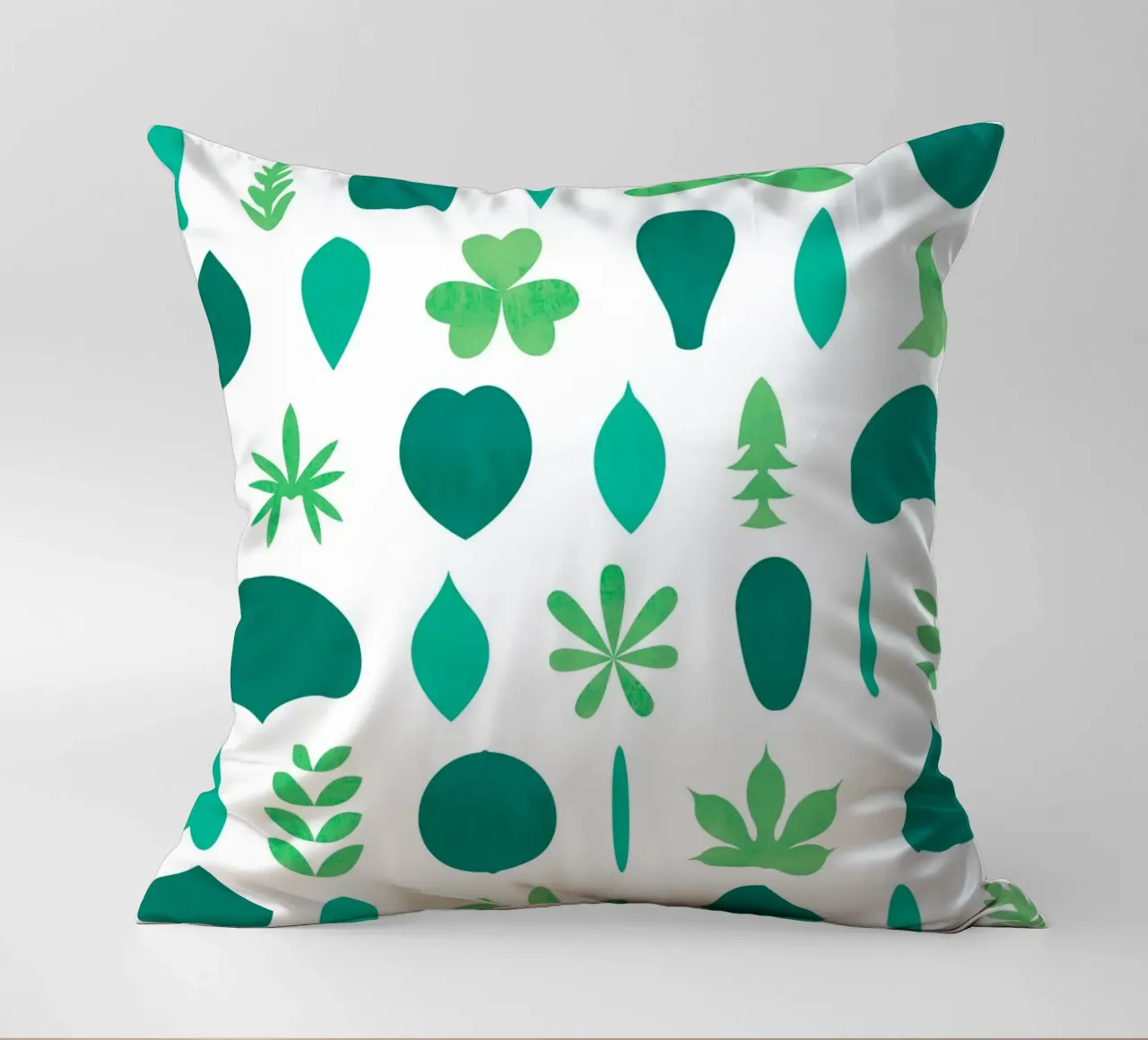 Leaf Shapes and Arrangements #1 cuscino da kathrinmay