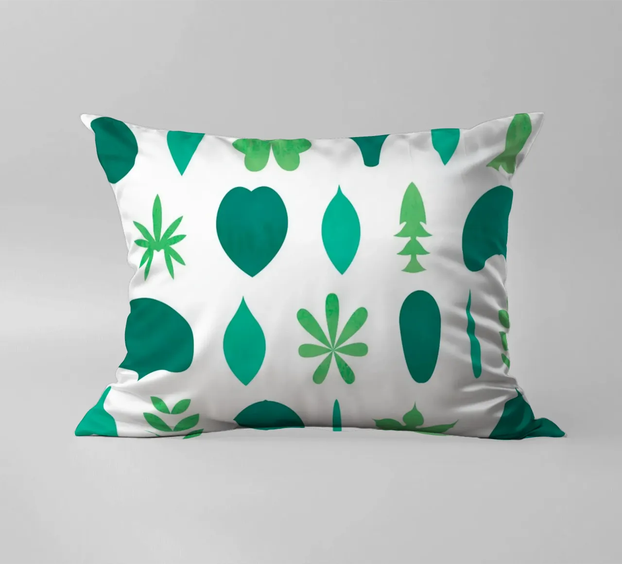Leaf Shapes and Arrangements #1 cuscino da kathrinmay