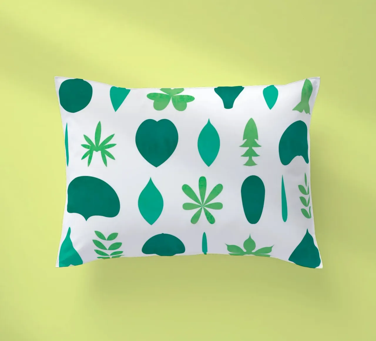 Leaf Shapes and Arrangements #1 cuscino da kathrinmay