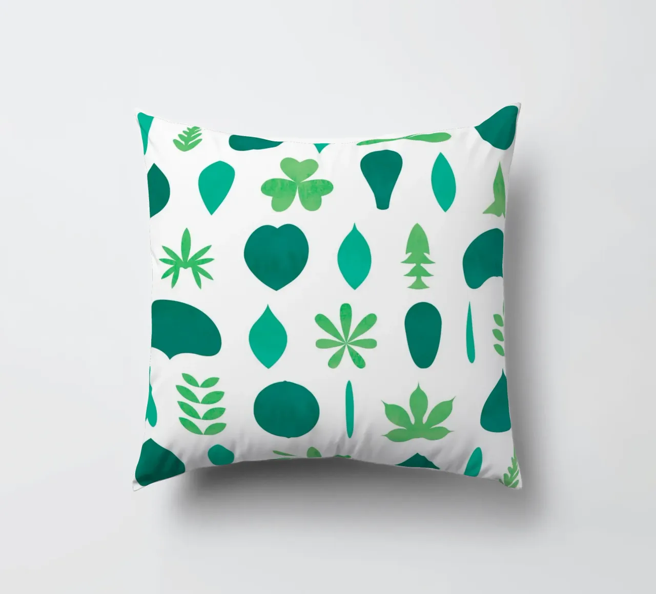 Leaf Shapes and Arrangements #1 cuscino da kathrinmay